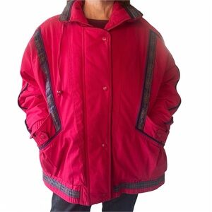 Pacer Red Jacket with Black Trim